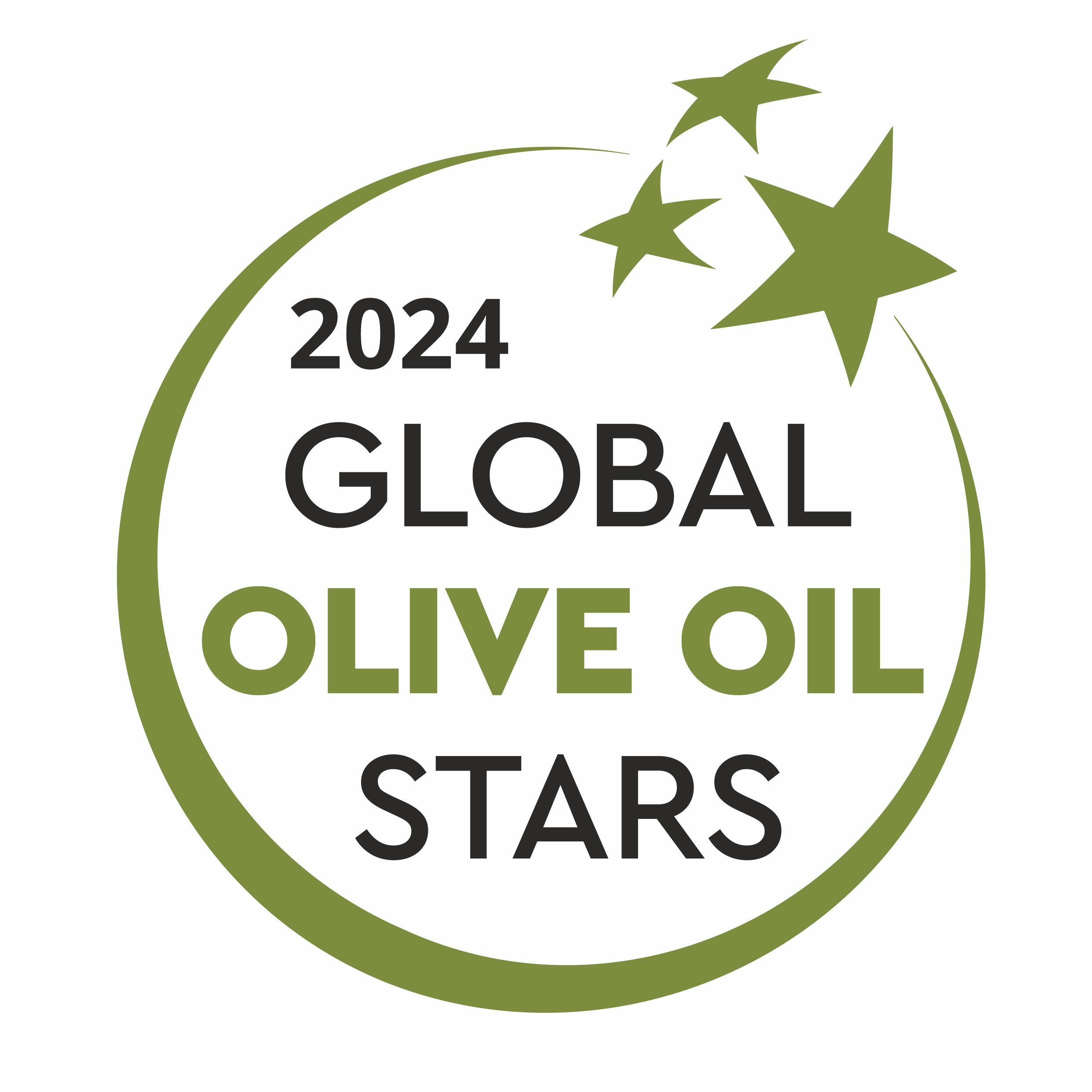 Oleastro Global Olive Oil Stars Logo 2024